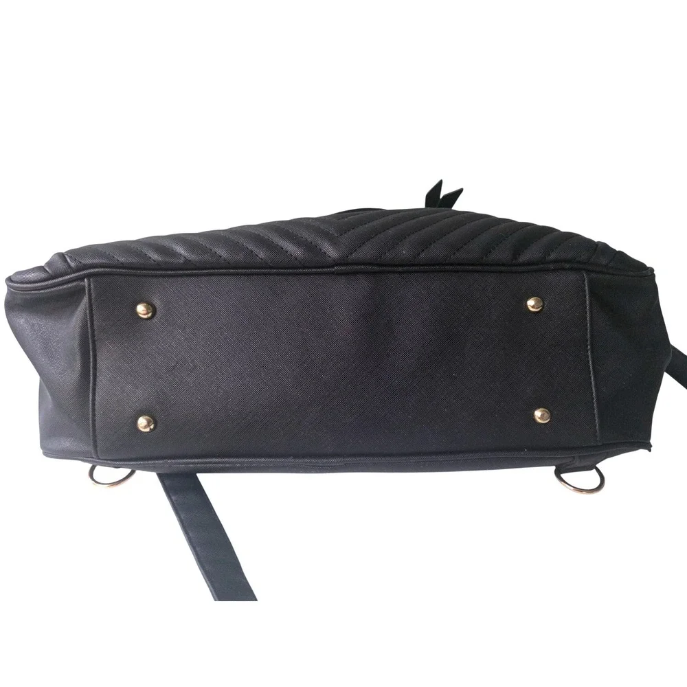 Taygeer 17 Inch Laptop Bag for Women, Large Convertible Quilted Briefcase Bac‎